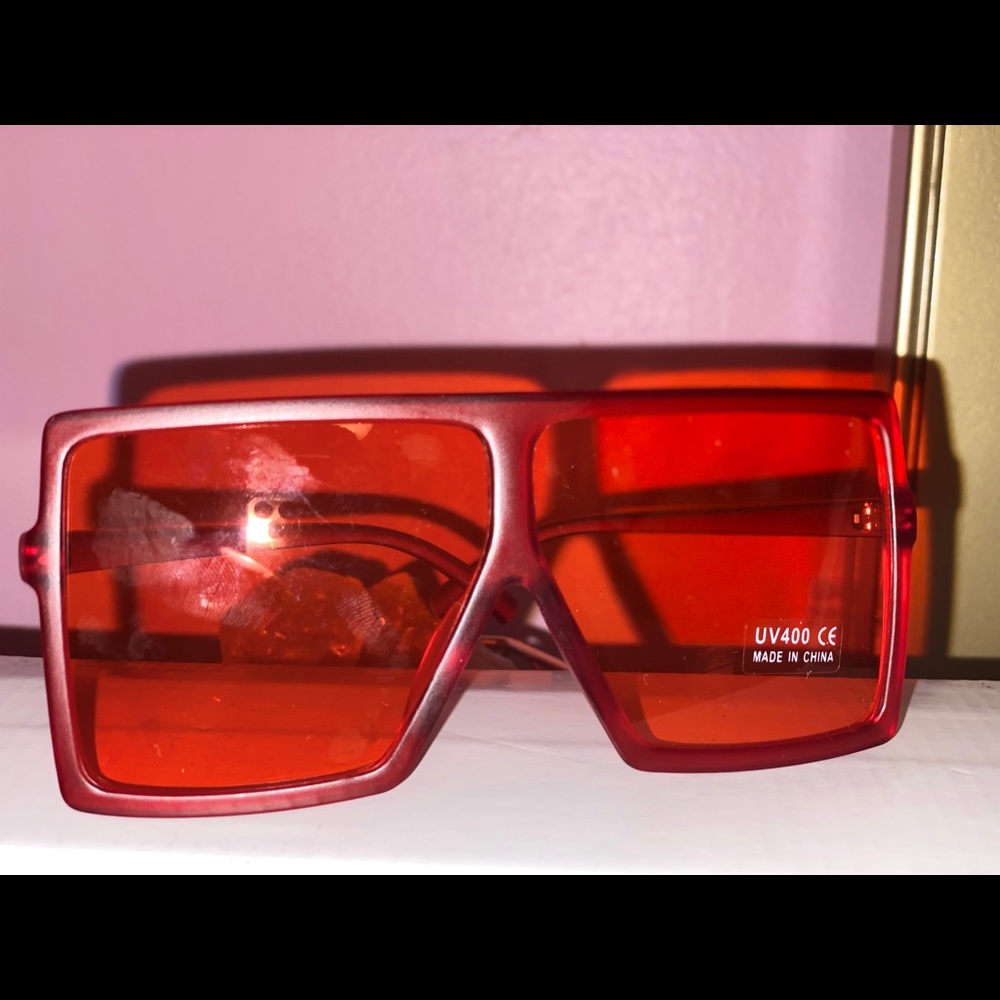 Red sunglasses